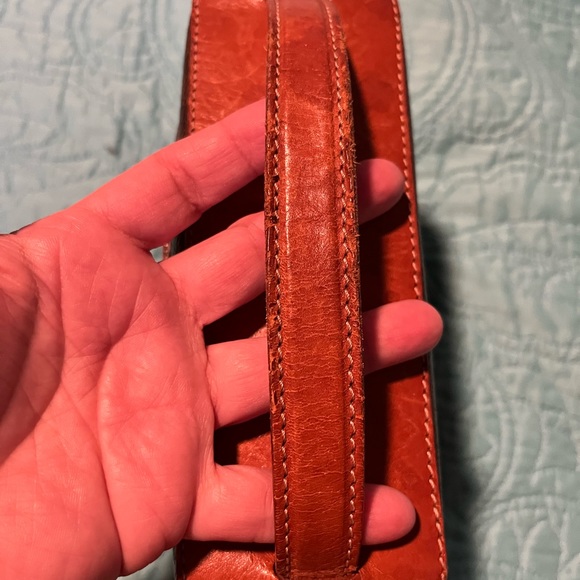 Authentic Vintage Celine Macadam vanity cosmetic case bag leather trim - Picture 3 of 14